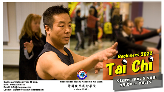 Tai Chi Beginners groep start: 05-09-2022 19:00